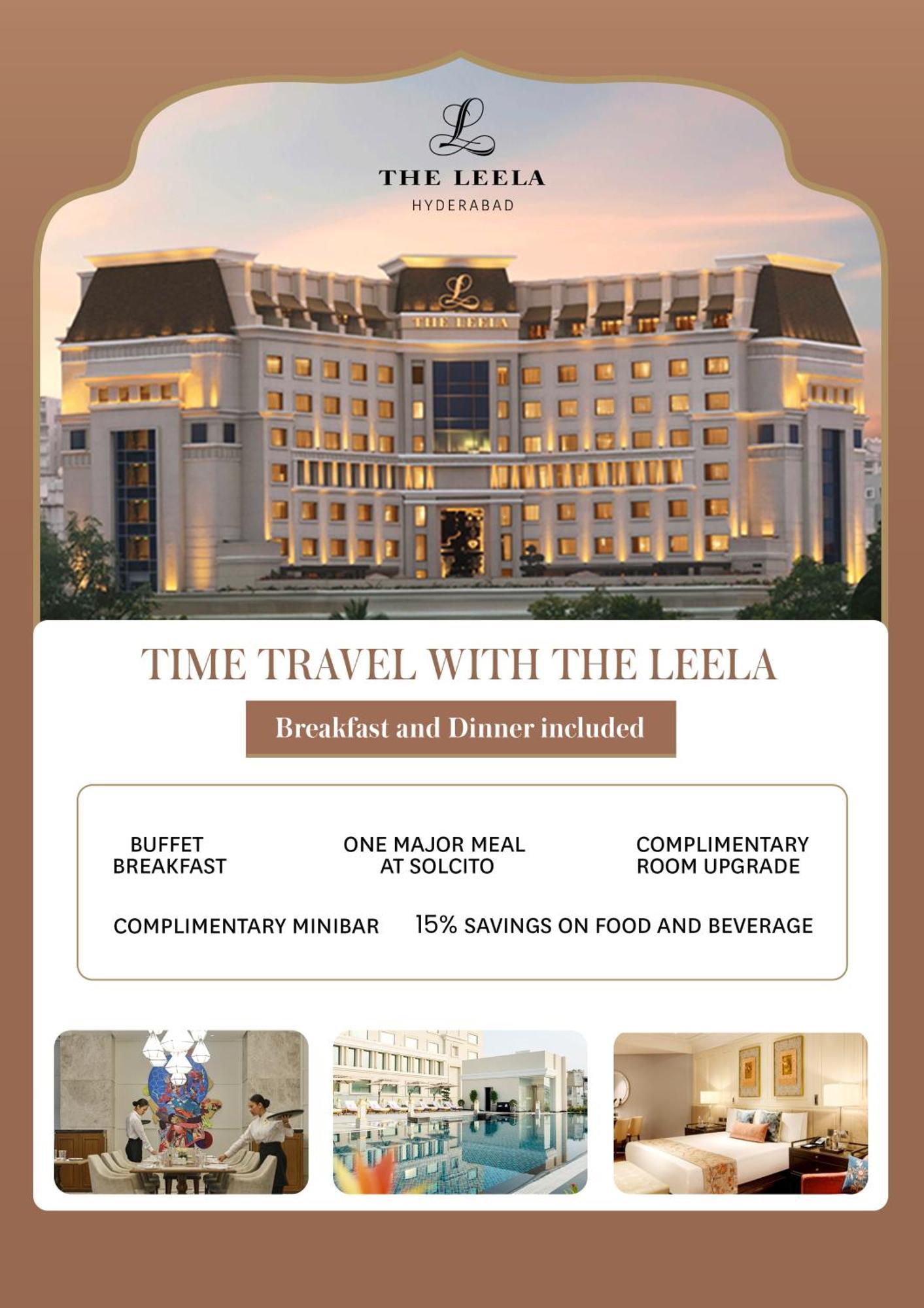 The Leela Hyderabad Banjara Hills Hotel Bagian luar foto